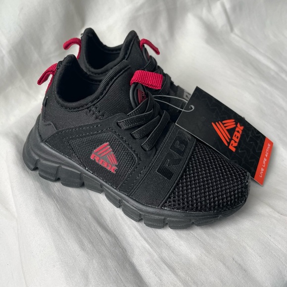 RBX TODDLER KIDS SHOES SNEAKERS RED BLACK VOMFY CUSHION SOLES BRAND NEW SIZE 7 - Picture 6 of 6